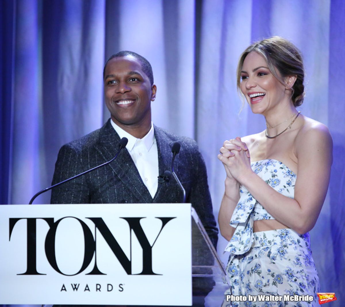 Leslie Odom Jr. and Katharine McPhee  at 