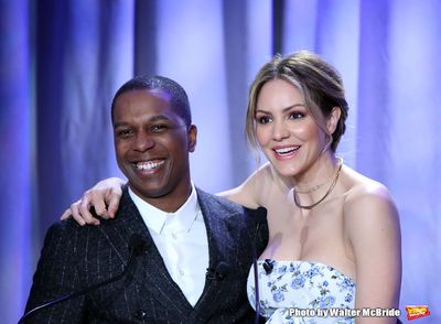 Leslie Odom Jr. and Katharine McPhee Photo