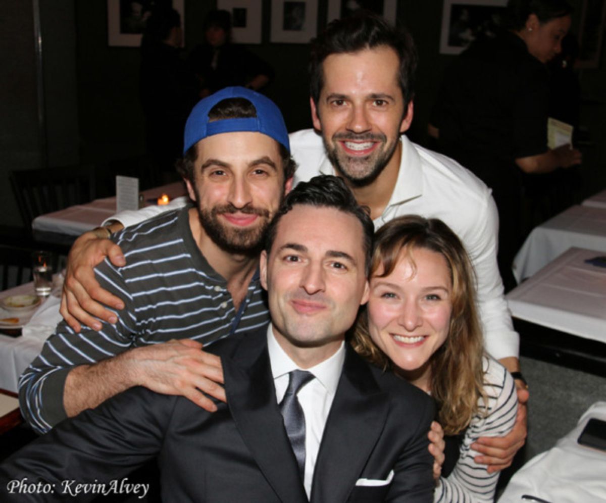 Brandon Uranowitz, Max von Essen, Robert Fairchild, Jill Paice at 