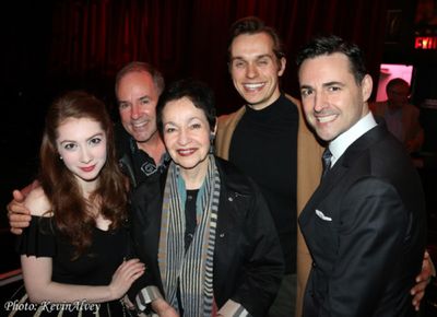 Lyrica Woodruff, Stephen Flaherty, Lynn Ahrens, Zach Adkins, Max von Essen Photo