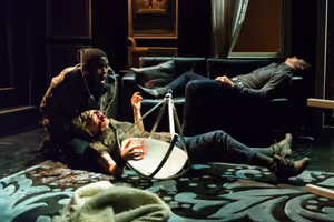 Malcolm Minor, Prather Rehm and Sam Johnson in THE SLAVE. @ BroadwayWorld Malcolm Minor, Prather Rehm and Sam Johnson in THE SLAVE. Photo