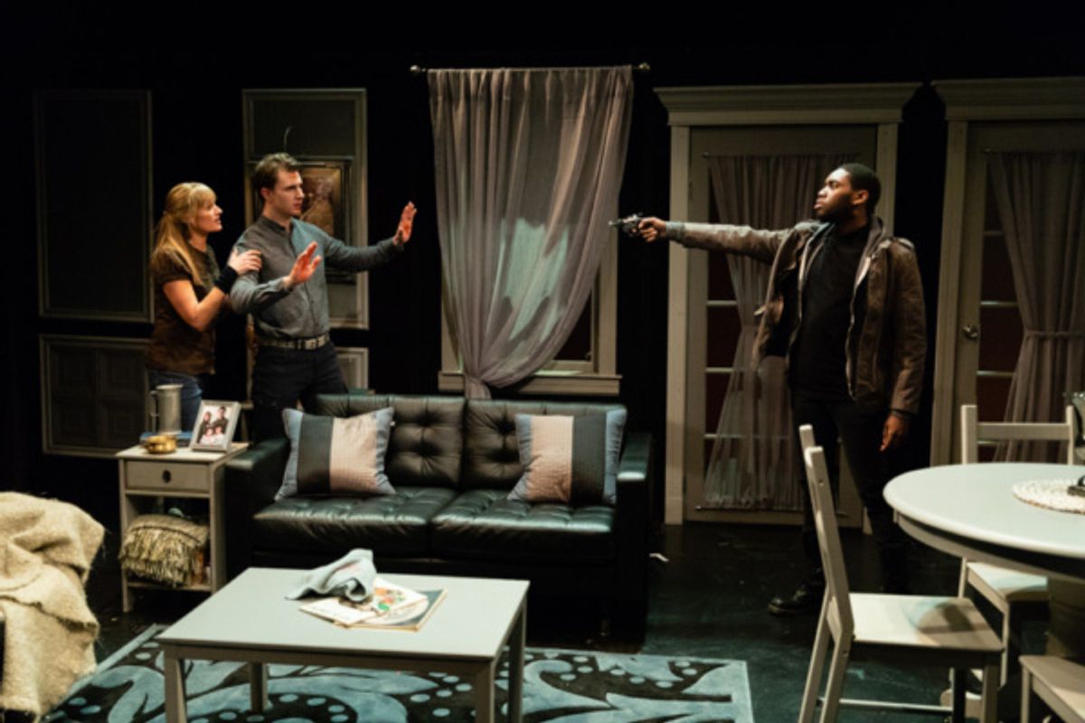 Prather Rehm, Sam Johnson and Malcolm Minor in THE SLAVE. at 