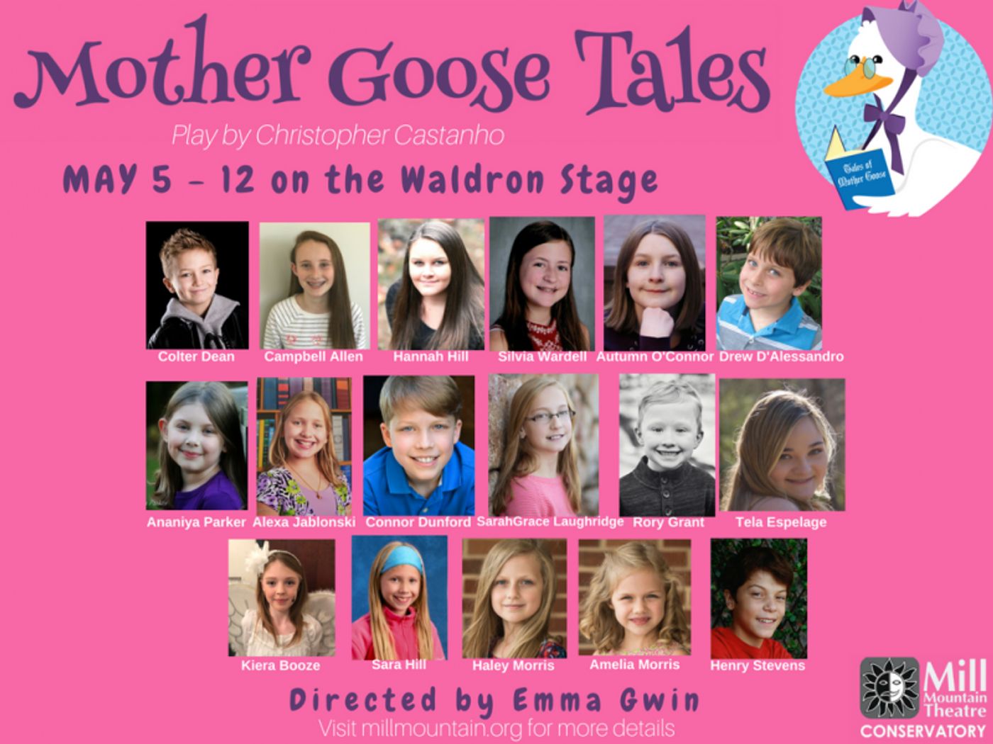 Theatre For ALL AGES With THE TEMPEST And MOTHER GOOSE TALES at Mill Mountain Theatre  Image