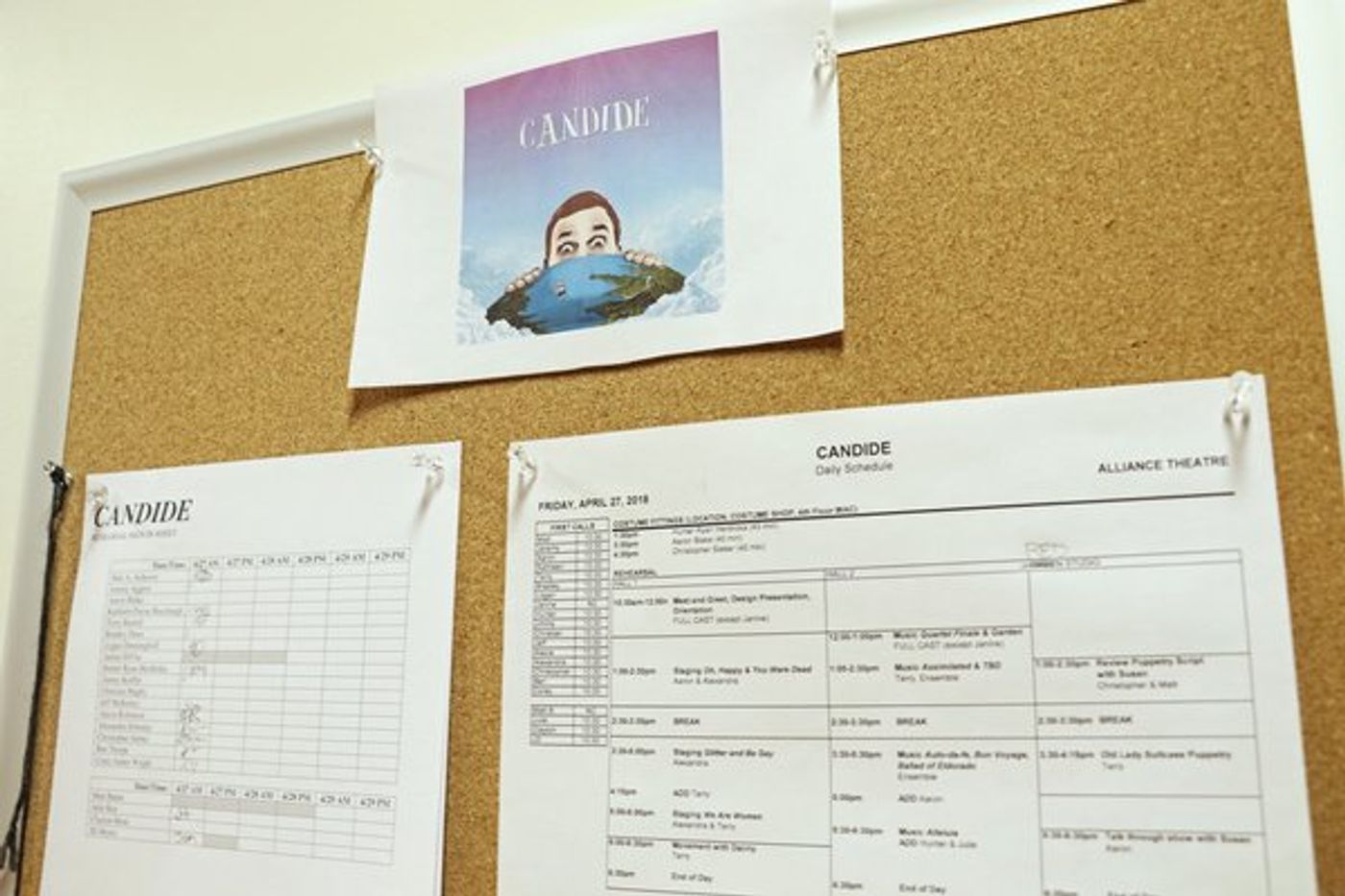 Photo Flash: Alliance Theatre Heads Into Rehearsal for CANDIDE!  Image