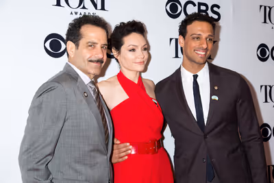 Tony Shalhoub, Katrina Lenk, Ari'el Stachel Photo