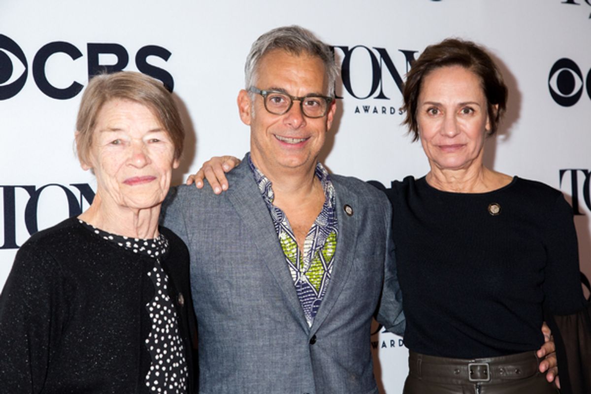 Glenda Jackson, Joe Mantello, Laurie Metcalf at 
