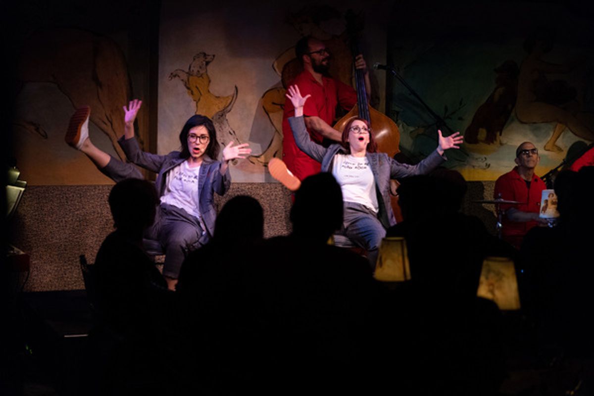 Megan Mullally and Stephanie Hunt at 