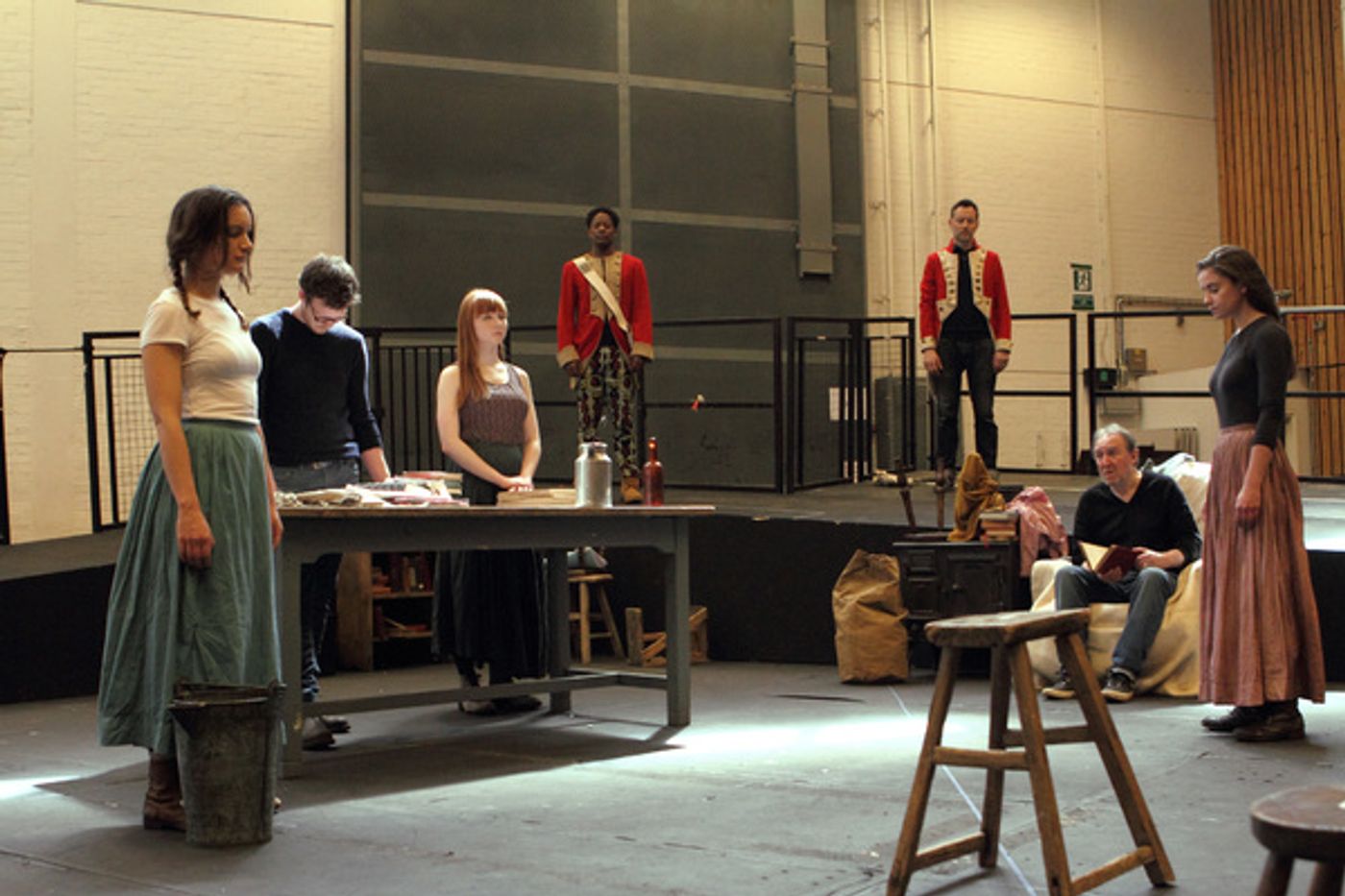 Photo Flash: Inside Rehearsal For TRANSLATIONS at the National Theatre  Image