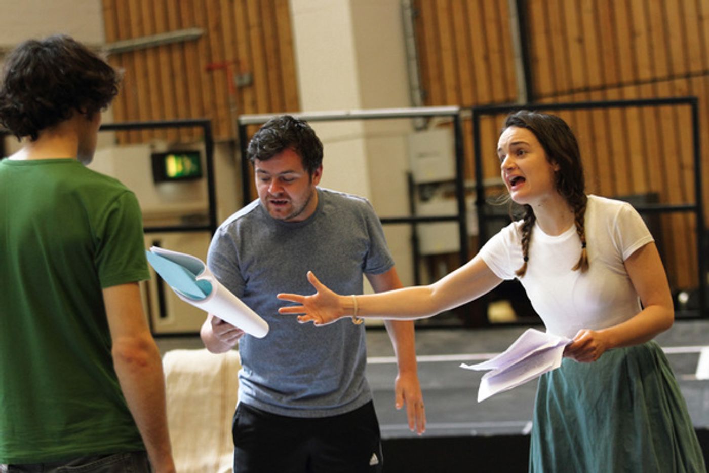 Photo Flash: Inside Rehearsal For TRANSLATIONS at the National Theatre  Image