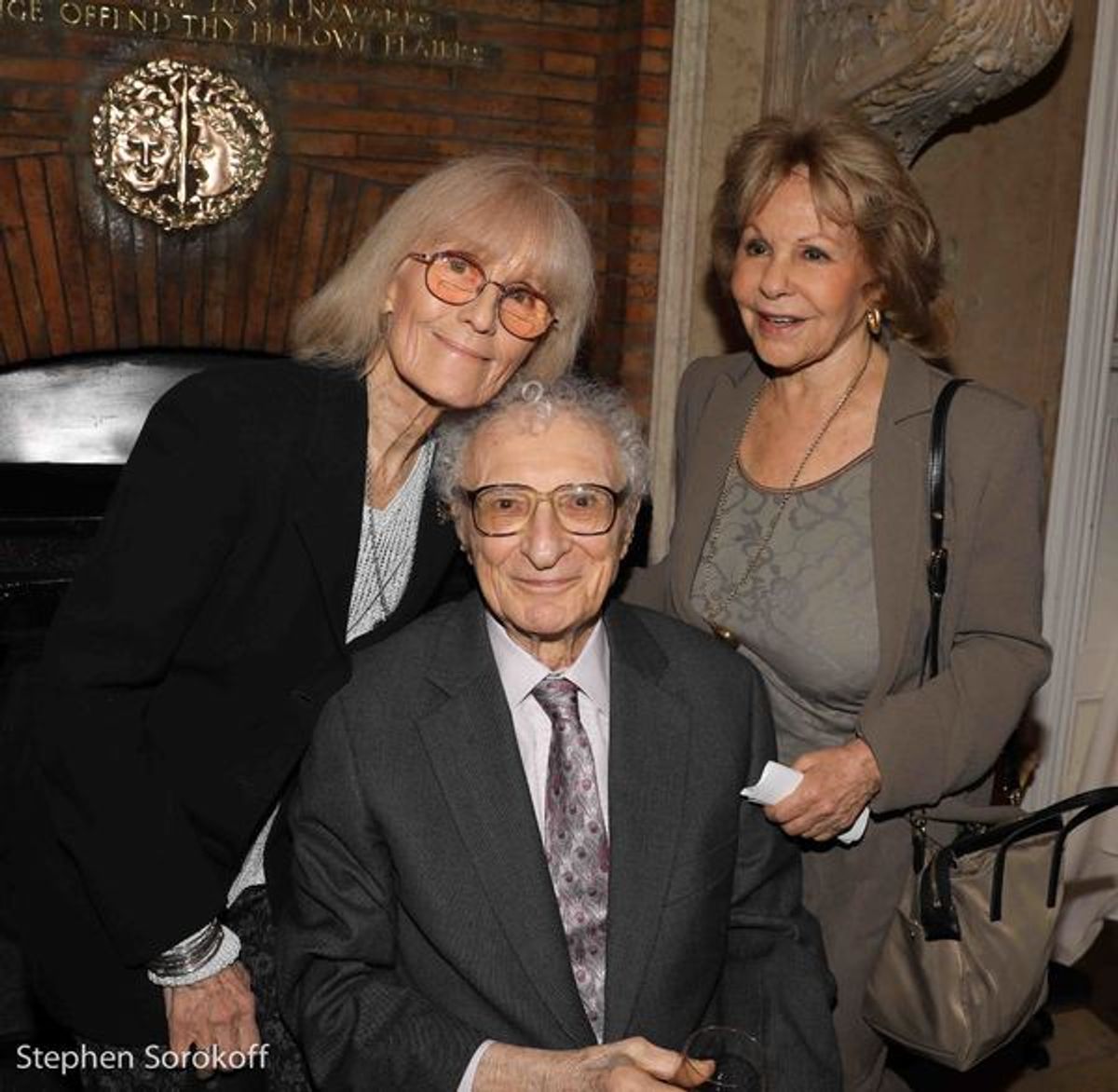 Margery Gray, Sheldon Harnick, Elisa Loti Stein at 