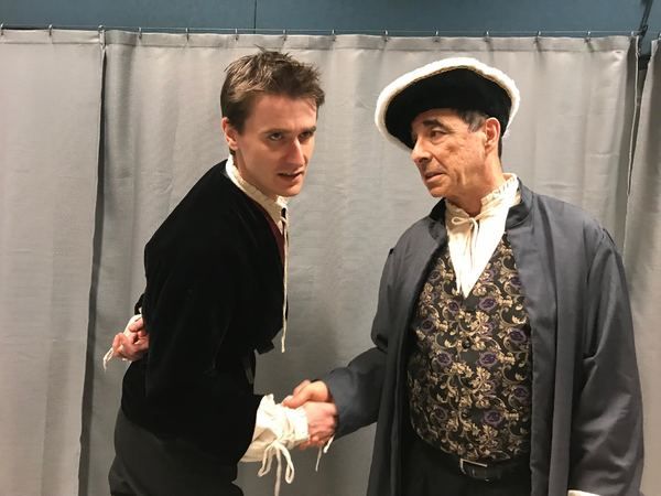 Tim Dowd as Kit Marley and Thomas Grube as Robert Poley. Photo