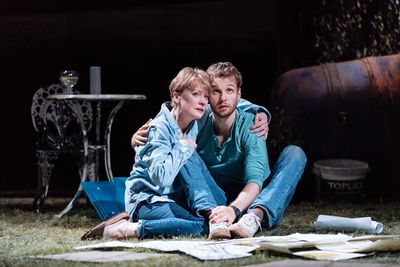 Sion Daniel Young, Claire Skinner Photo