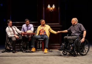 Joey Auzenne, Jimonn Cole, Hill Harper & John Doman @ BroadwayWorld Joey Auzenne, Jimonn Cole, Hill Harper & John Doman Photo