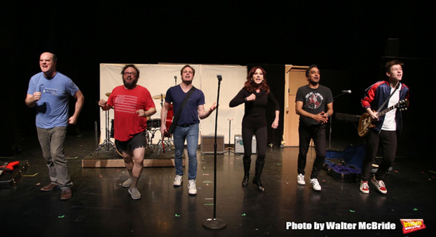 Photo Coverage: The Cast of GETTIN' THE BAND BACK TOGETHER Has a Band Jam Session!  Image