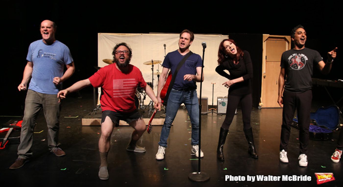 Photo Coverage: The Cast of GETTIN' THE BAND BACK TOGETHER Has a Band Jam Session!  Image
