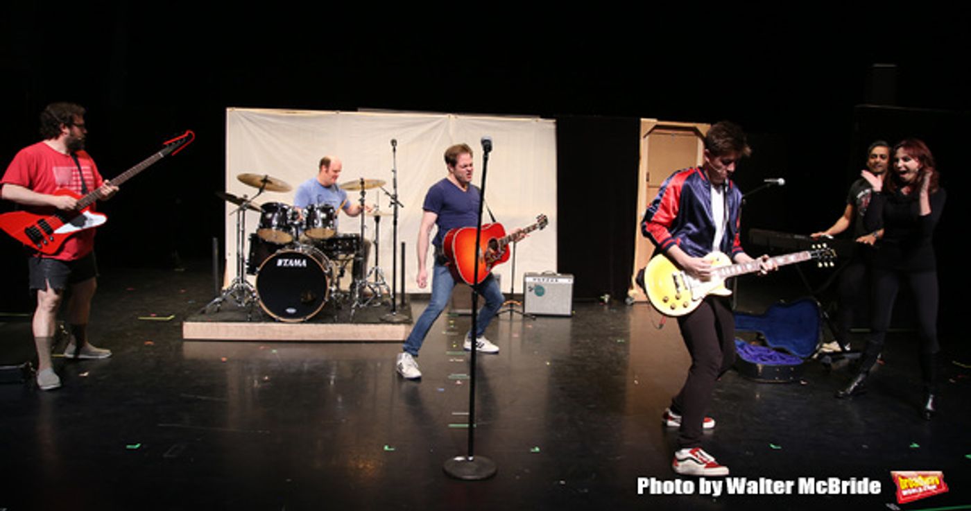 Photo Coverage: The Cast of GETTIN' THE BAND BACK TOGETHER Has a Band Jam Session!  Image