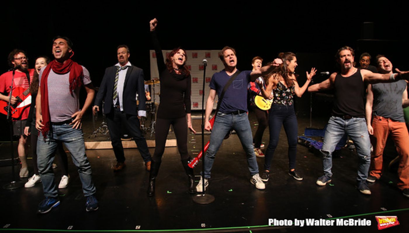 Photo Coverage: The Cast of GETTIN' THE BAND BACK TOGETHER Has a Band Jam Session!  Image