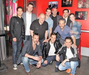Miquel Jarquin-Moreland, Kenneth Ferrone, Joel Blum, Joey Calveri, Jonathan Shew, Paul Salvatoriello, Jeffrey Schecter, Johnny Tammaro, Morgan Weed, Mike Wartella and Charles Messina @ BroadwayWorld Miquel Jarquin-Moreland, Kenneth Ferrone, Joel Blum, Joey Calveri, Jonathan Shew, Pau Photo