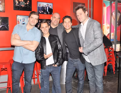 Jonathan Shew, Mike Wartella, Paul Salvatoriello, Miquel Jarquin-Moreland and Kenneth Photo