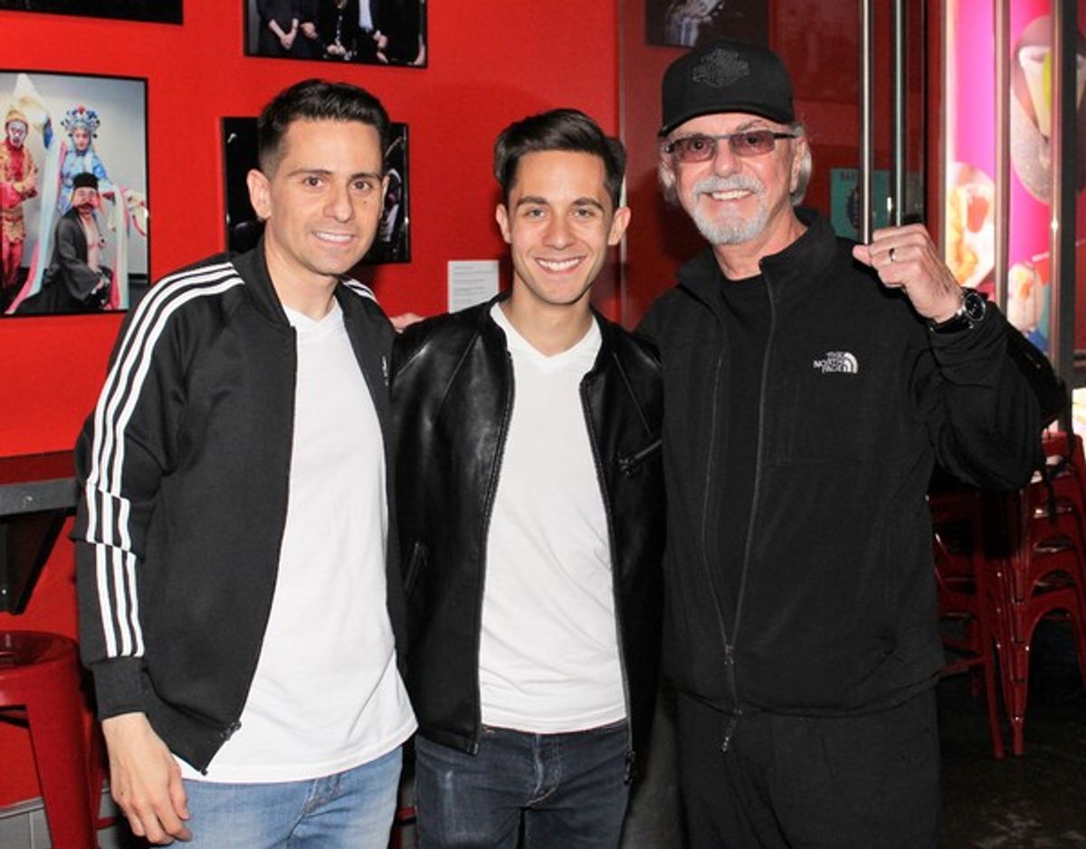 Charles Messina, Mike Wartella and Dion DiMucci  at 