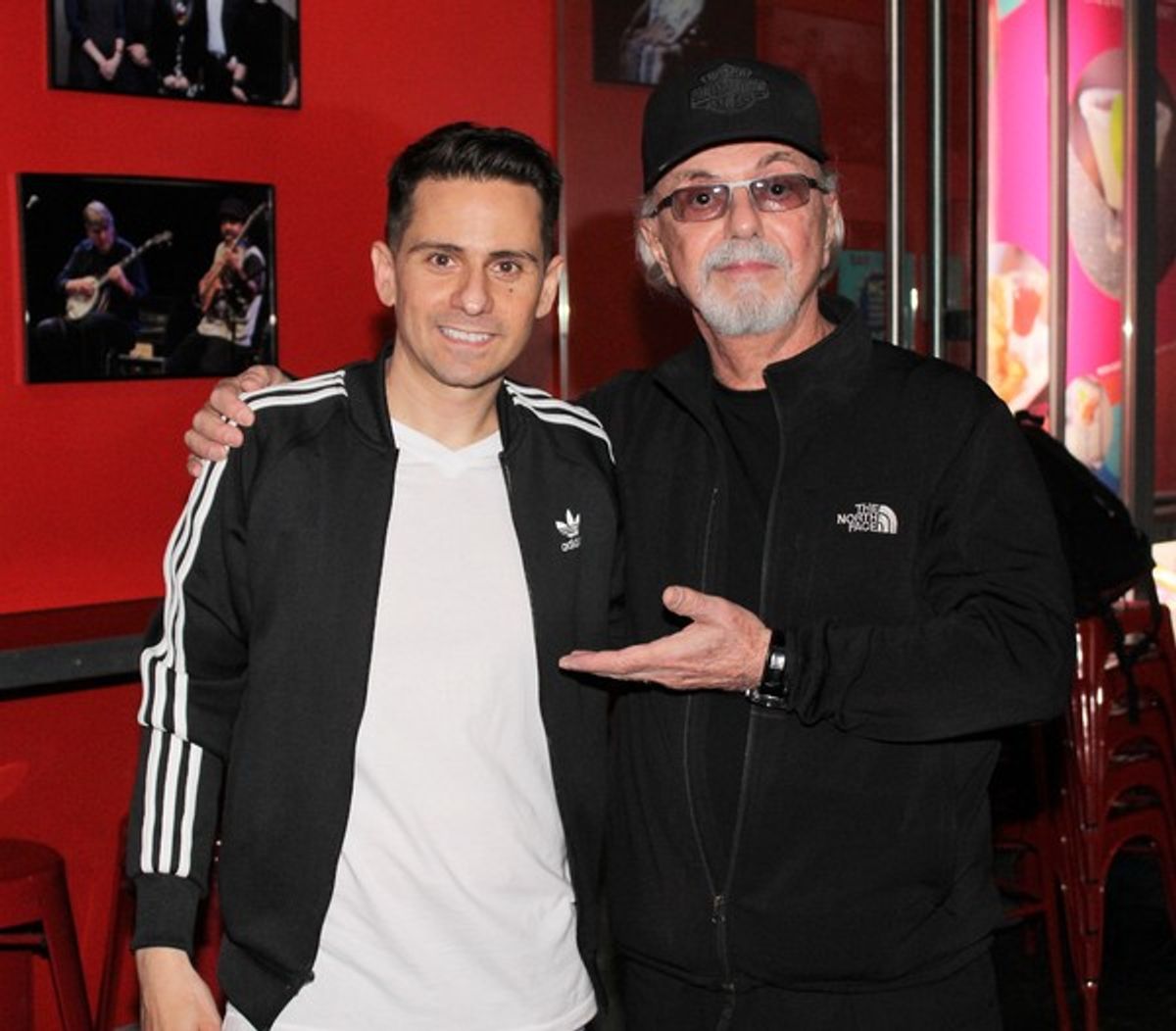 Charles Messina and Dion DiMucci  at 