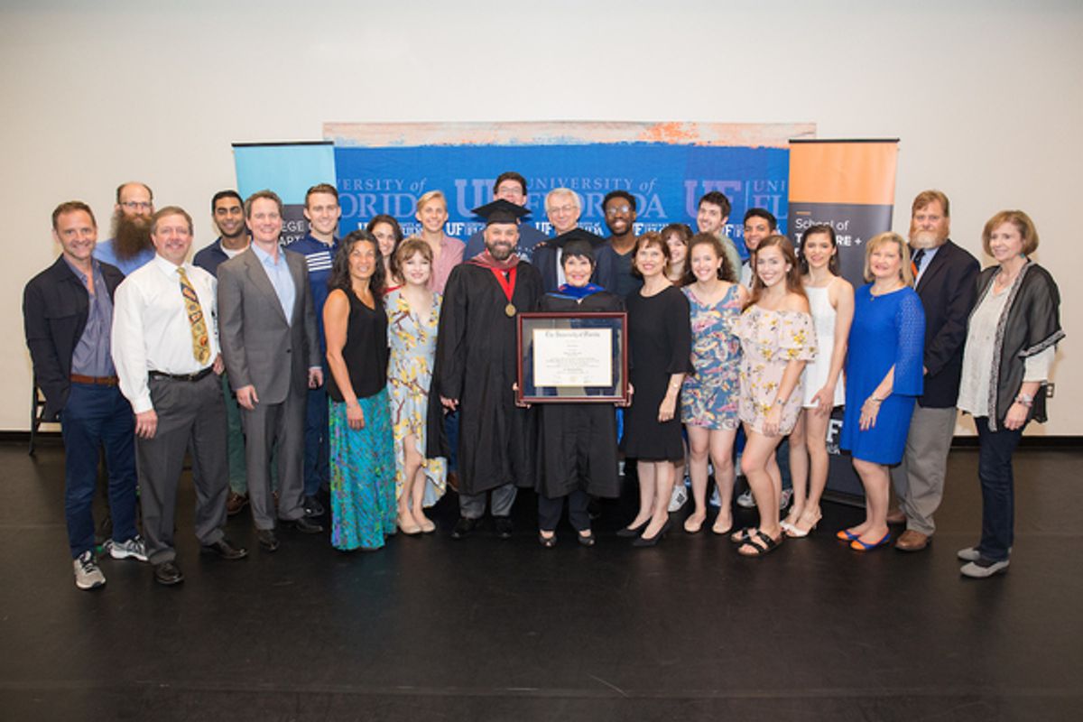 Chita Rivera & University of FL faculty, students, donors at 
