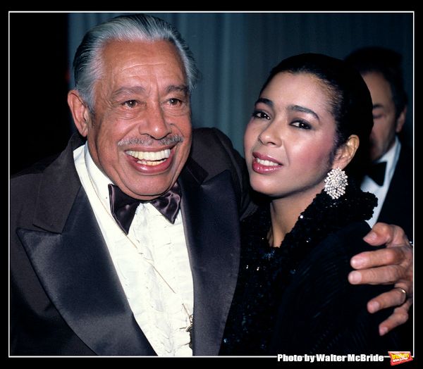 Irene Cara and Cab Calloway attend attend the American Image Awards at Sheraton Hotel Photo