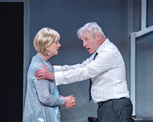 Imogen Stubbs stars with Jonathan Guy Lewis in his new play THE BE ALL AND END ALL at York Theatre Royal from 4-19 May 2018.
Photo: Anthony Robling @ BroadwayWorld Imogen Stubbs stars with Jonathan Guy Lewis in his new play THE BE ALL AND END ALL at Photo