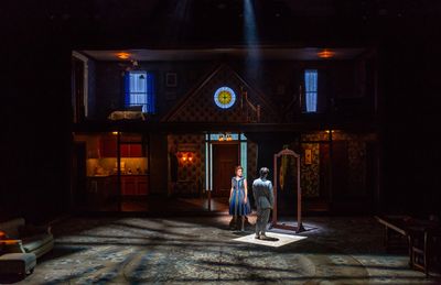 Betsy Morgan as Mrs. Walker, Andy Mientus as Tommy Photo