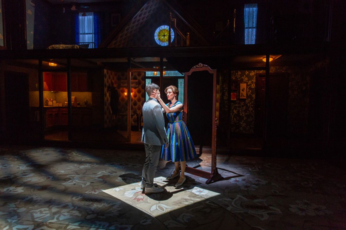 Betsy Morgan as Mrs. Walker, Andy Mientus as Tommy at 