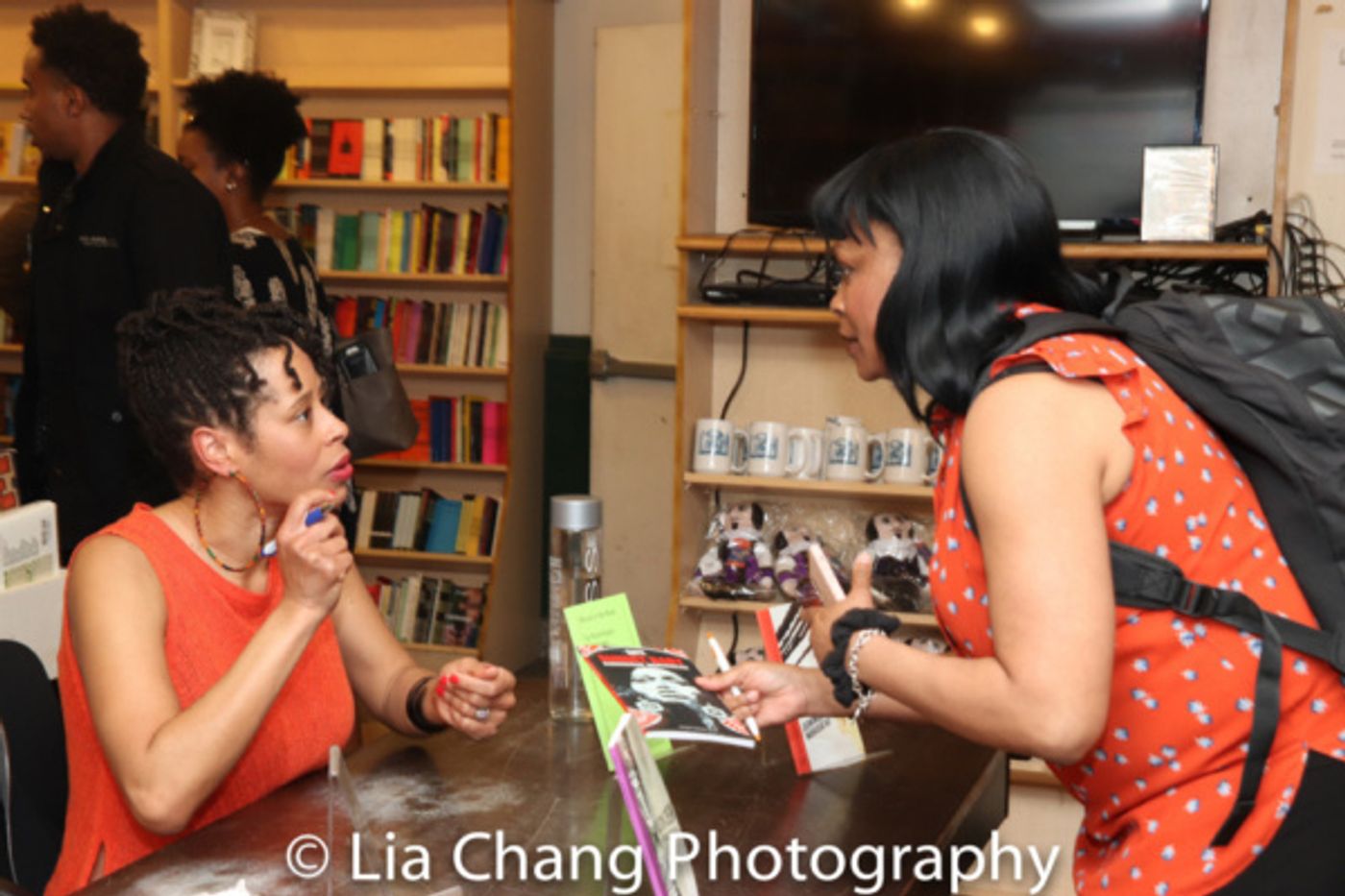 Photo Flash: Dominique Morisseau Visits The Drama Book Shop Photo Flash: Dominique Morisseau Visits The Drama Book Shop Image