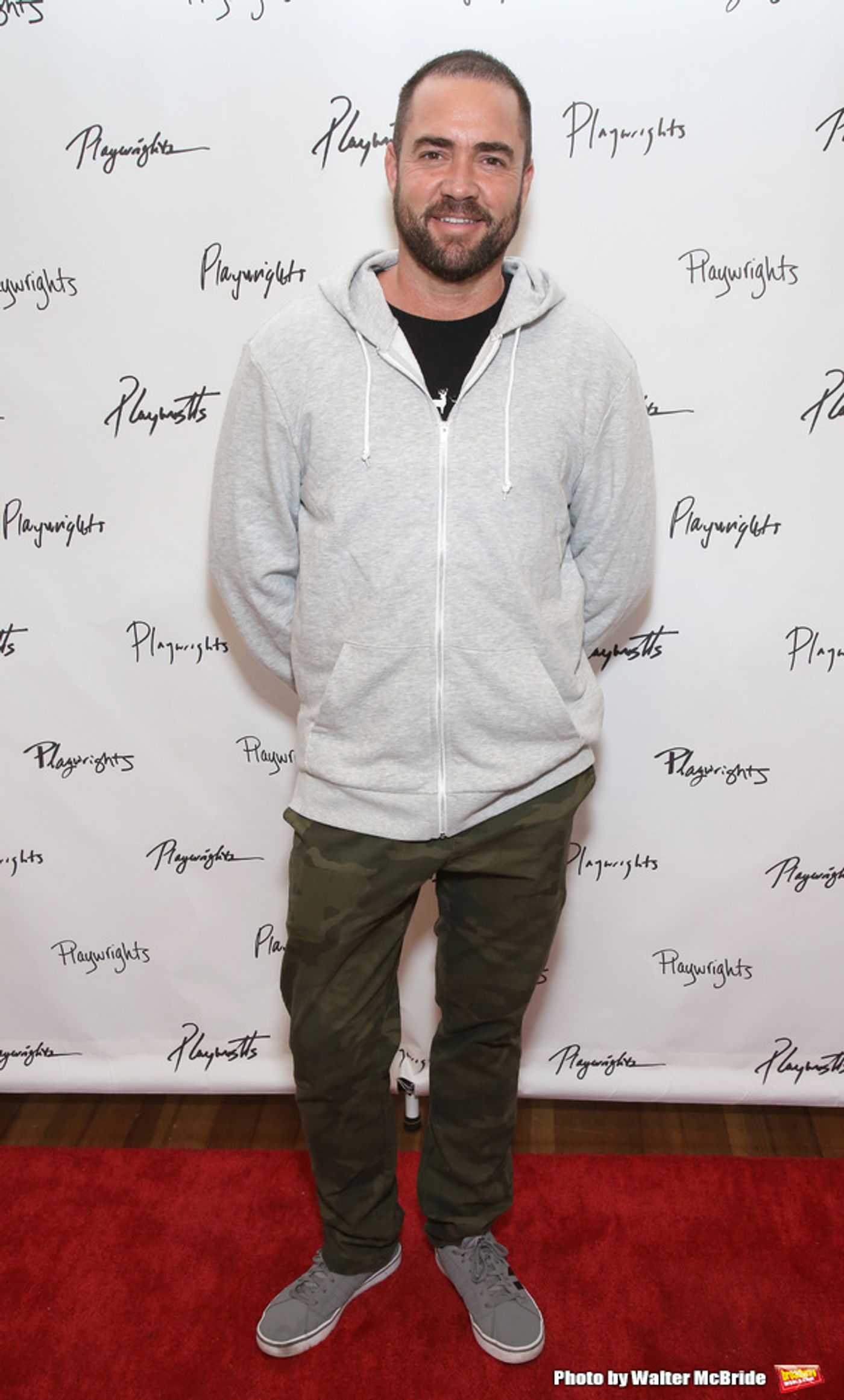 Photo Coverage: Jesse Tyler Ferguson & the Company of Playwrights Horizons' LOG CABIN Meet the Press  Image