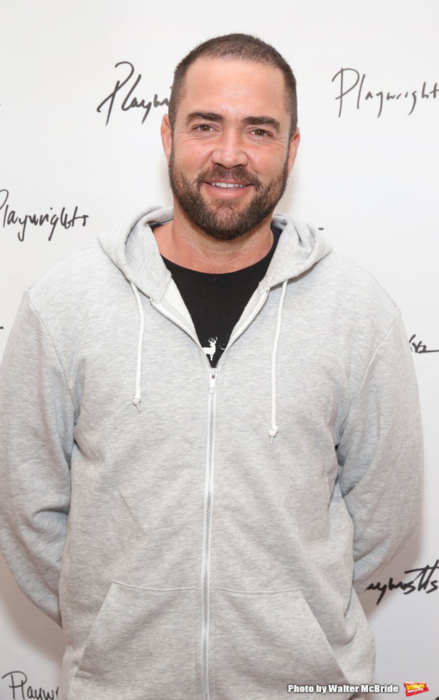 Photo Coverage: Jesse Tyler Ferguson & the Company of Playwrights Horizons' LOG CABIN Meet the Press  Image