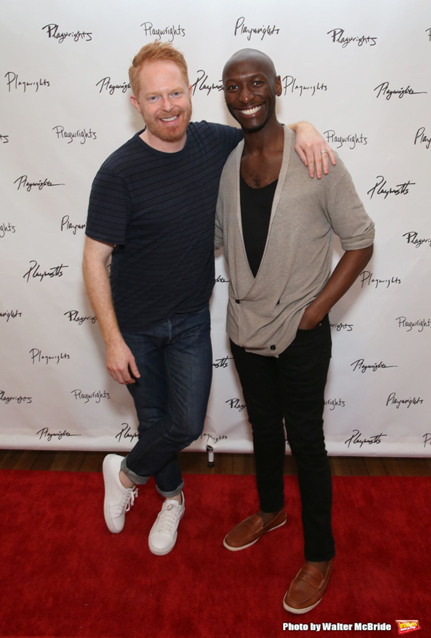 Photo Coverage: Jesse Tyler Ferguson & the Company of Playwrights Horizons' LOG CABIN Meet the Press  Image
