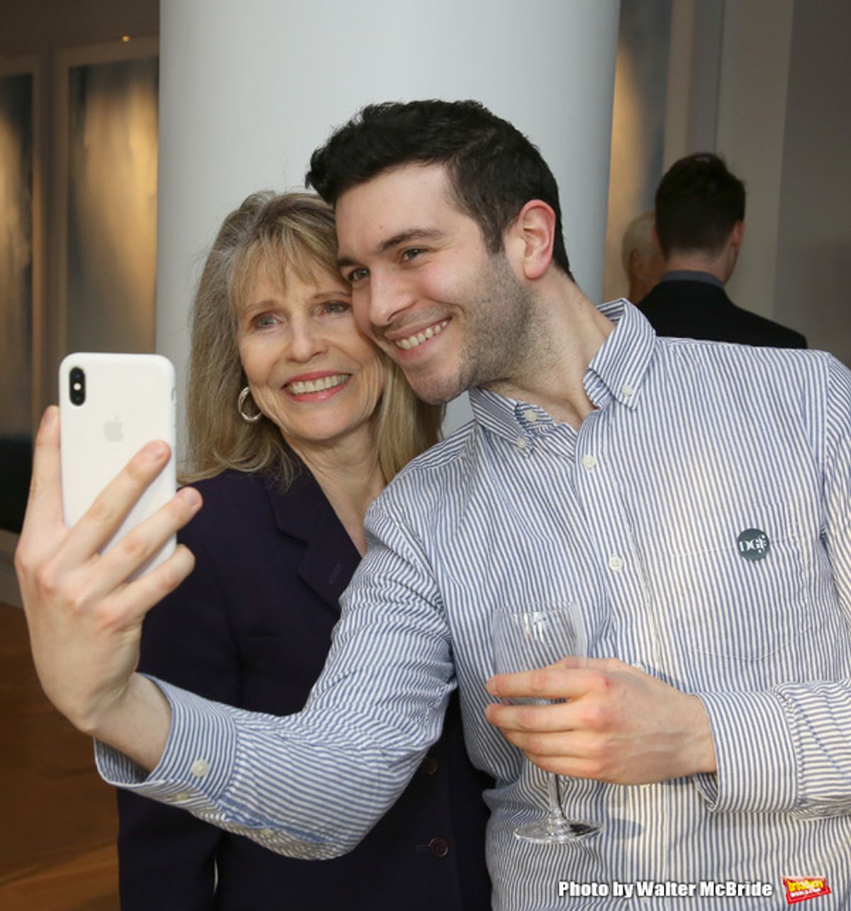 Donna Hanover and Ethan Harvey at 