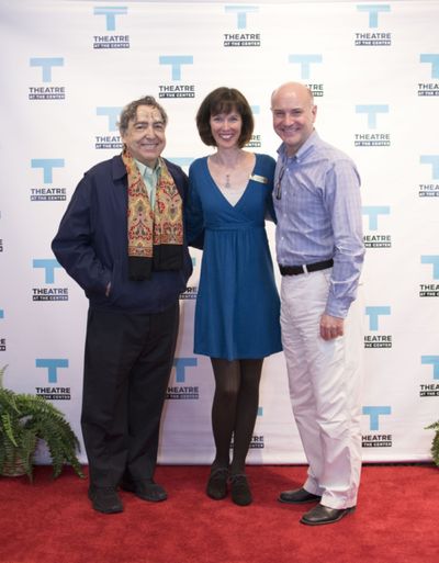 TATC Artistic Director Linda Fortunato with former TATC Artistic Directors Michael We Photo