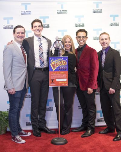 Director Brenda Didier (center) and cast members Matt Edmonds, and Adam LaSalle, Yand Photo