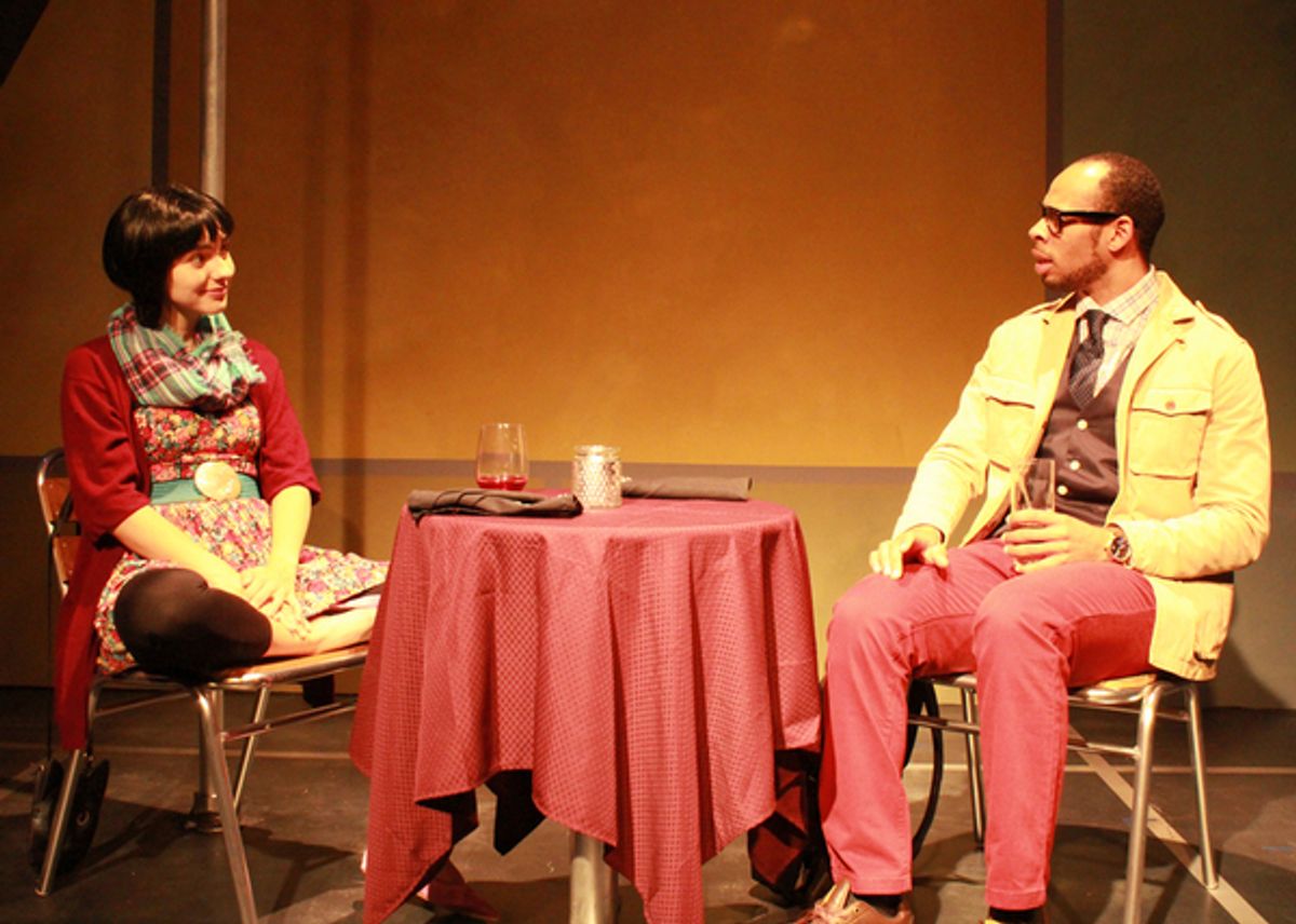 Gracie Lacey as Ramona and Ahmed T. Brooks as Khalil at 