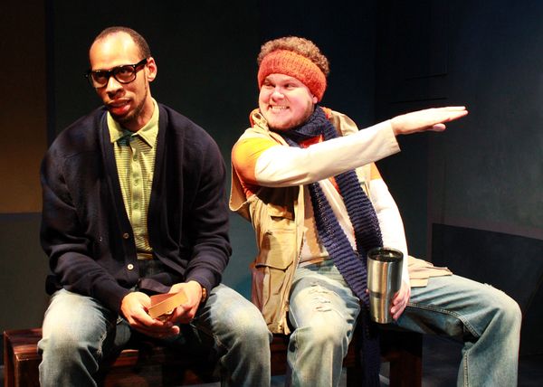 Ahmed T. Brooks as Khalil and Jonathan Fisher as Owen Photo