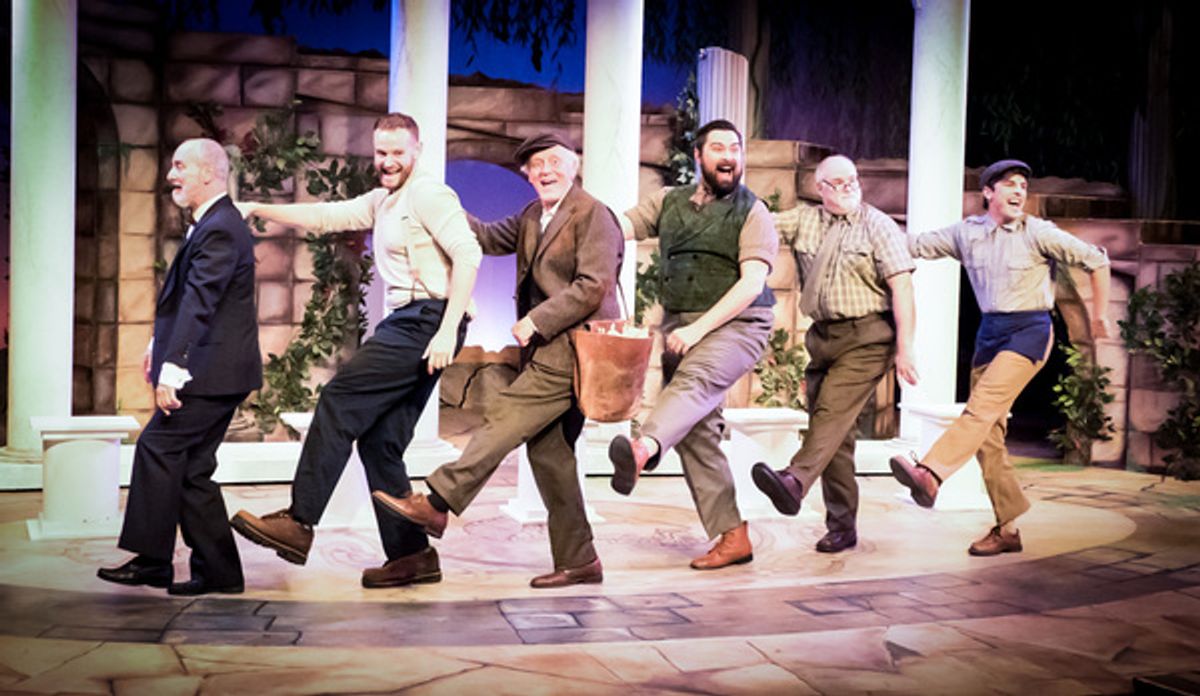 Gregg Koski, Chris Hayhurst, Ty Smith, Jerry Lee, Harvey T. Jordan, and Lucas Michael Chandler
in A Midsummer Nightâ€™s Dream. Photo by Dave Bonnot. at 
