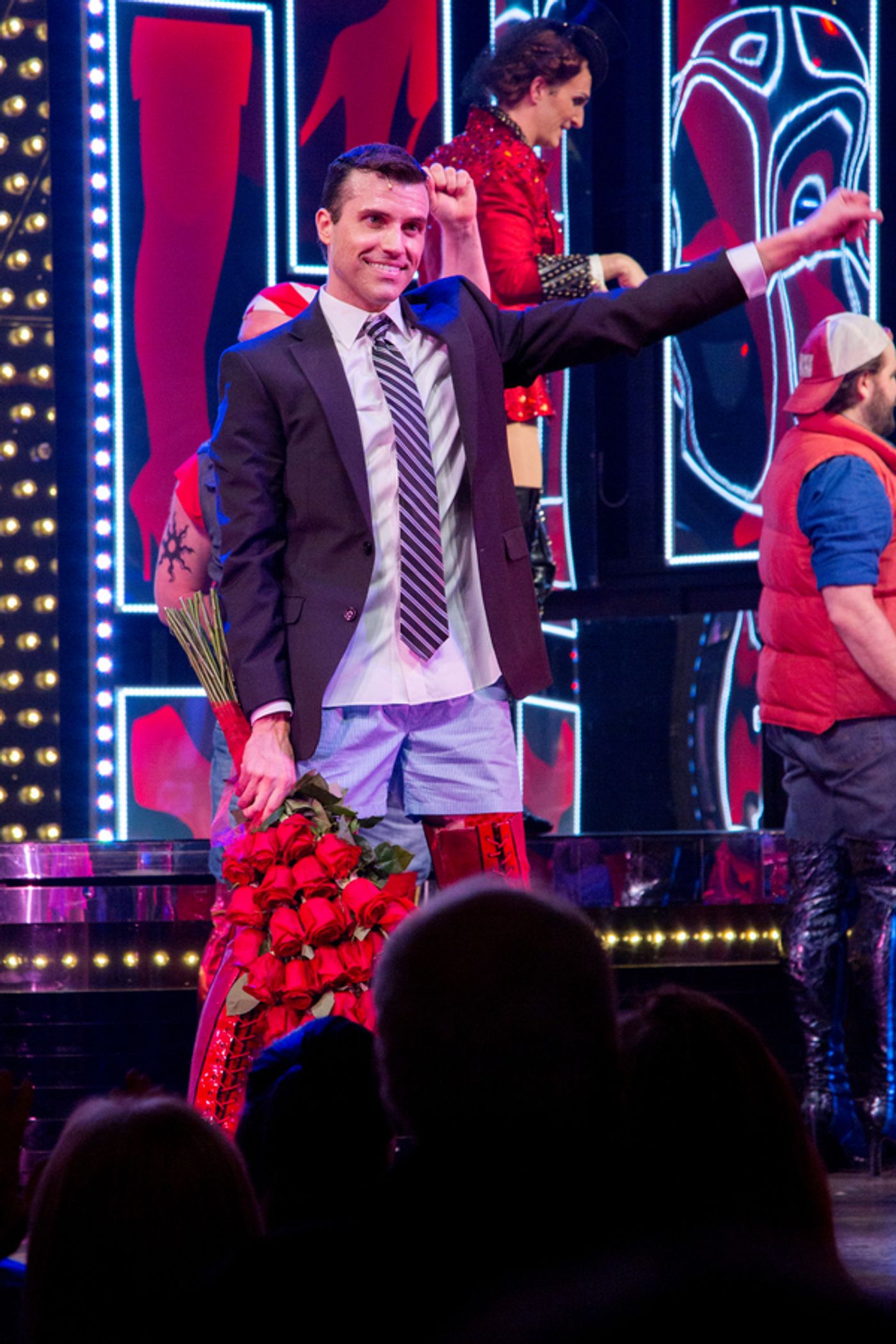 Photo Coverage: Tyler Glenn and Carrie St. Louis Take Their First Bows In KINKY BOOTS  Image