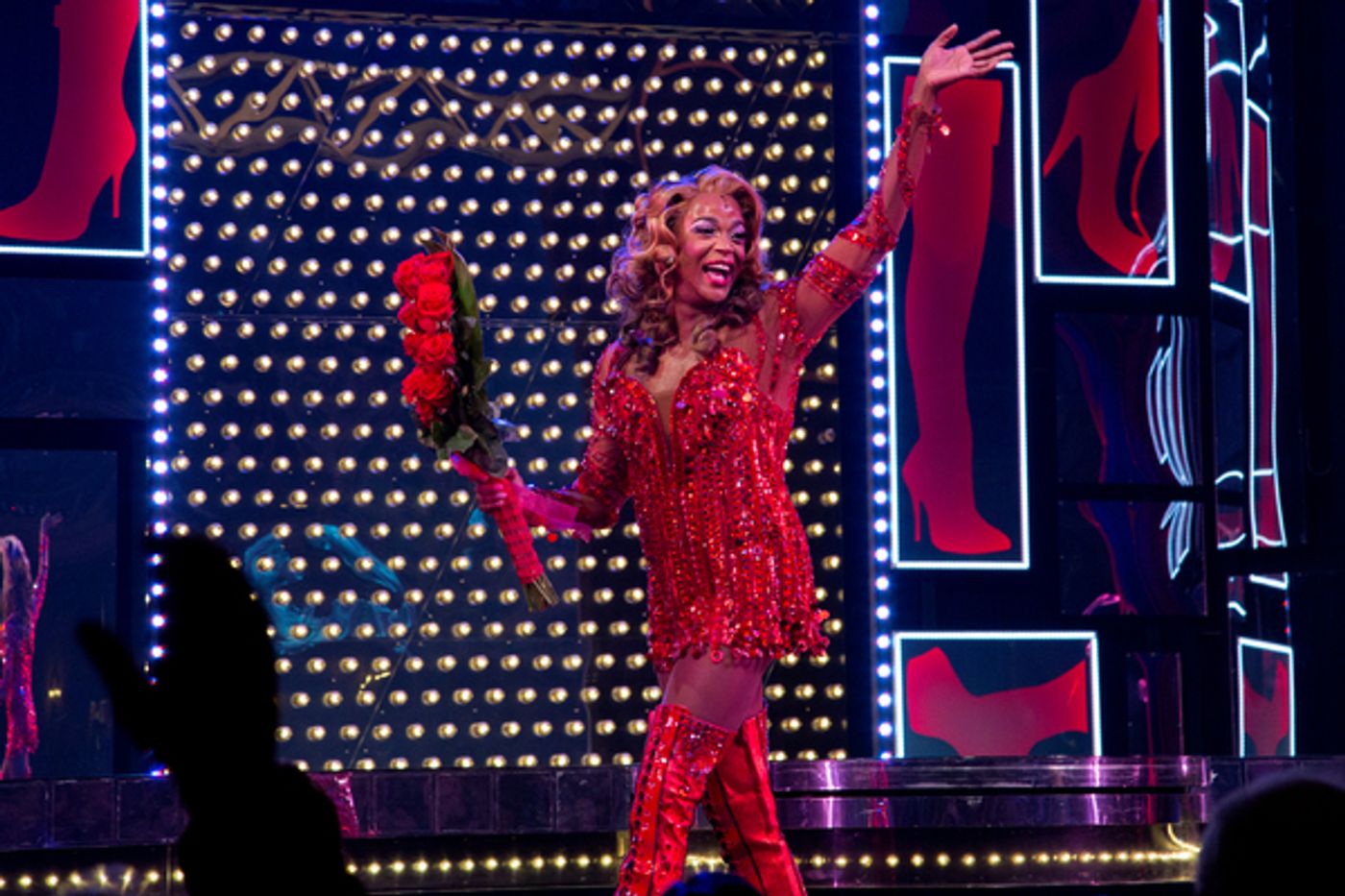 Photo Coverage: Tyler Glenn and Carrie St. Louis Take Their First Bows In KINKY BOOTS  Image