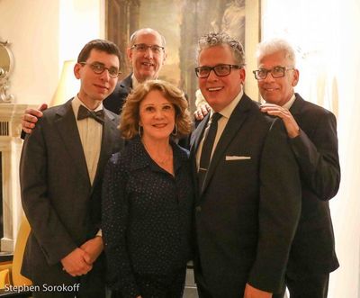 Aaron Weinstein, Tom Hubbard, Linda Lavin, Billy Stritch, Steve Bakunas Photo