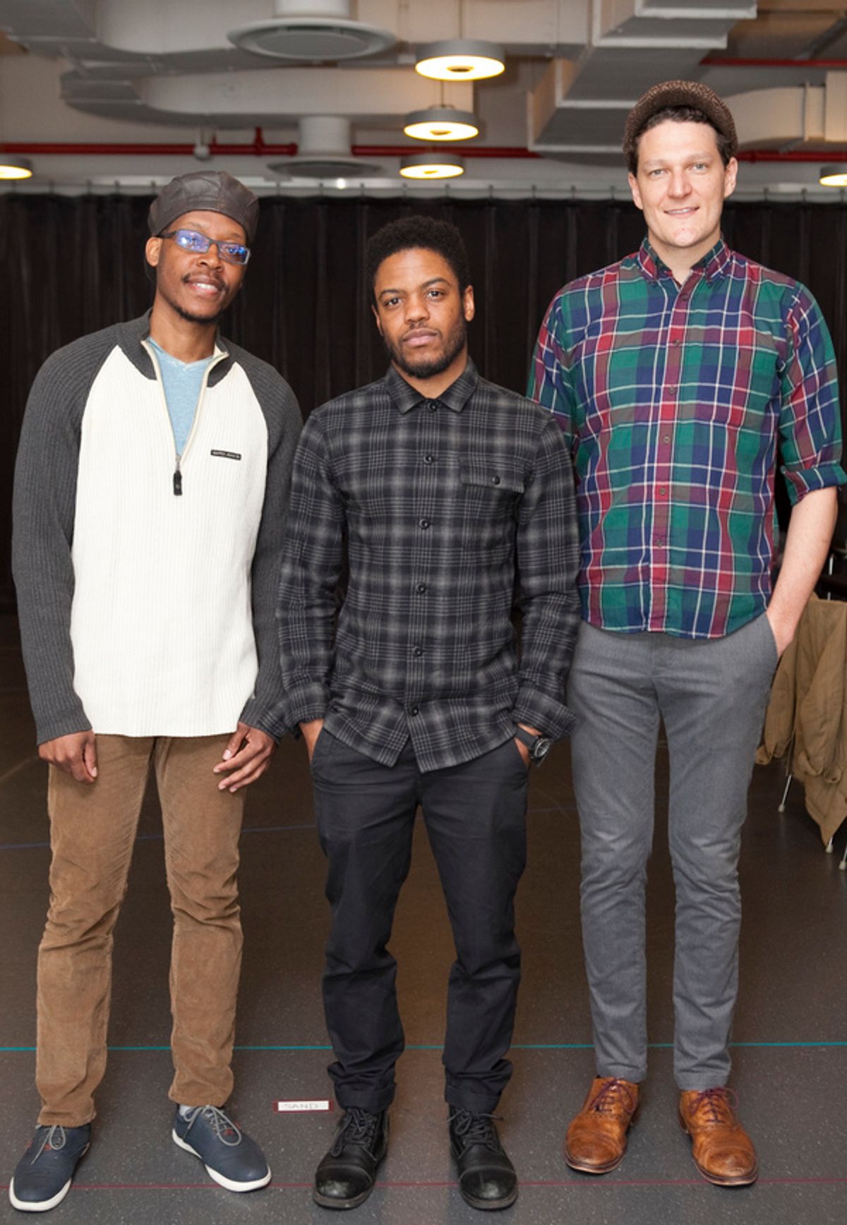 Actors NAMIR SMALLWOOD, JON MICHAEL HILL, and GABRIEL EBERT  at 