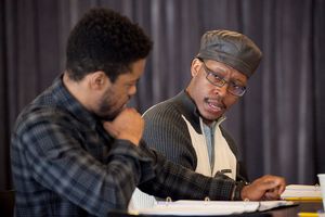 NAMIR SMALLWOOD (JON MICHAEL HILL in foreground) Photo