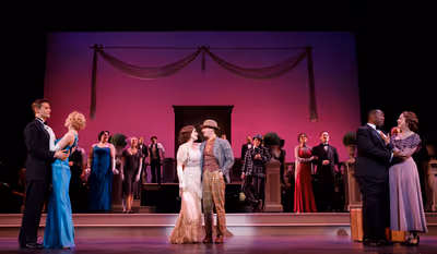 Laura Michelle Kelly and Christian Borle Photo