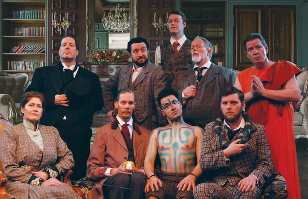 Back: Nate Strain
Back row: L-R: Edward Kuffert, Guy Wicke, Bob Sanders, Scott Phelps
Front row: Elizabeth Rude, Erik Pearson, Frank Gasparro, Jacob Fjare
Photo by Matt Kurr at 