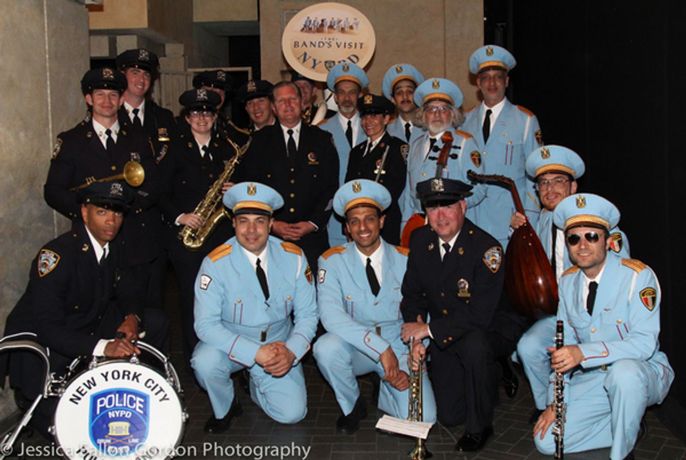 Photo Coverage: The NYPD Band Visits THE BAND'S VISIT Photo Coverage: The NYPD Band Visits THE BAND'S VISIT Image