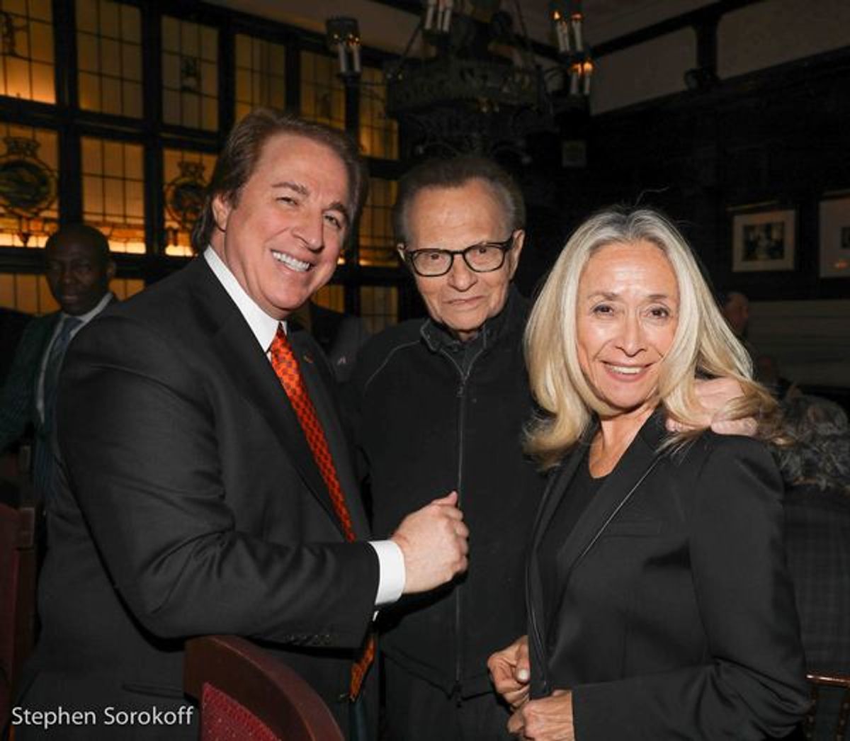 Ralph Compagnone, Larry King, Eda Sorokoff at 