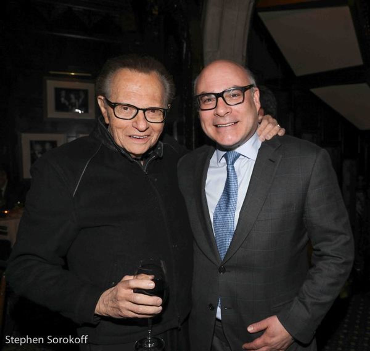 Larry King & Michael Gyure, executive director at 